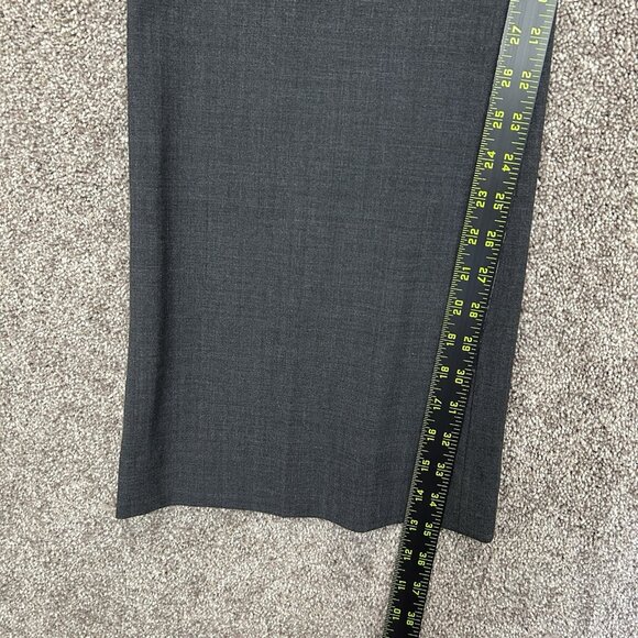 Gap Women's Perfect Trouser Pants Size 14 L Gray Stretch Mid Rise 35" Inseam EUC - Picture 12 of 15